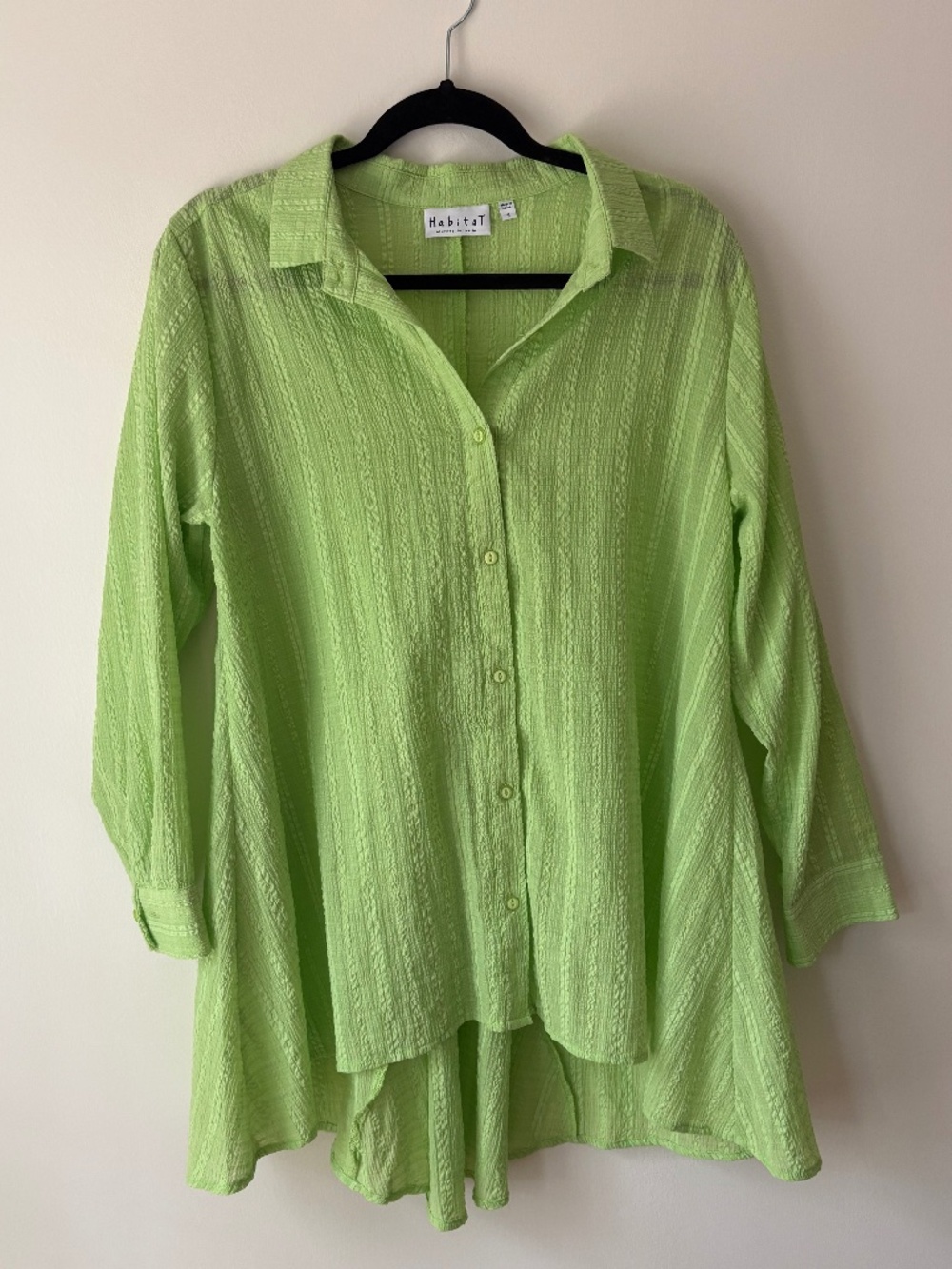 Flowy green blouse